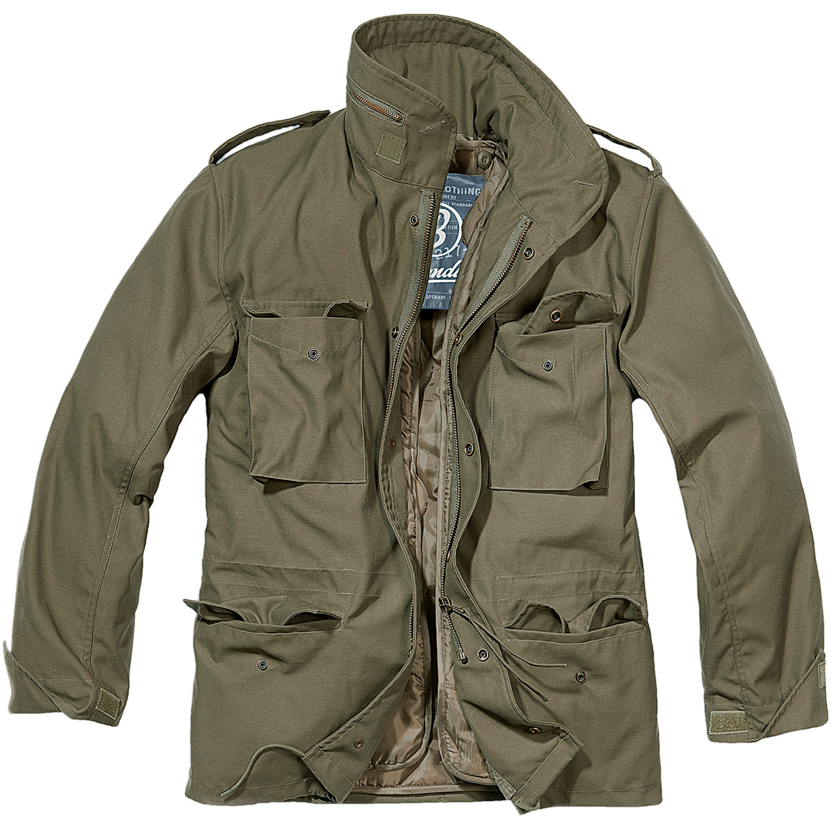 BRANDIT CLASSIC M65 MENS ARMY FIELD JACKET WARM TRAVEL PARKA